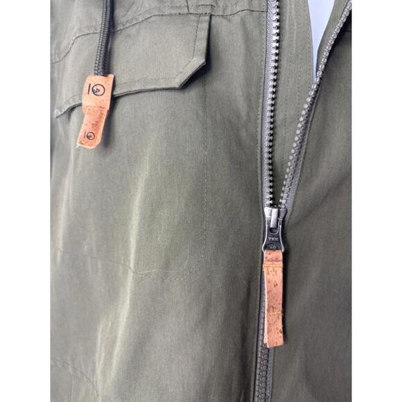 TENTREE Men's Sz S Forest Green Destination Rain Jacket (1951) - Picture 5 of 7